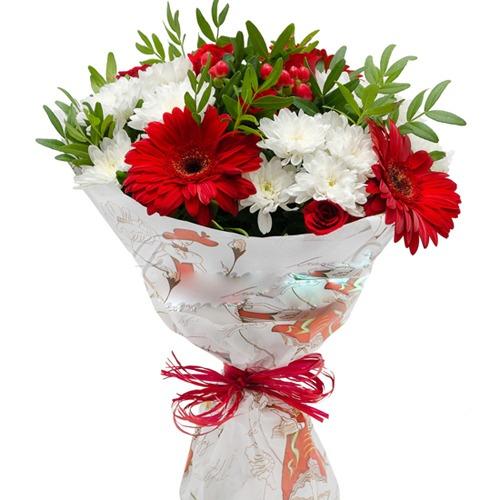 Chrysanthemum and Gerbera Bouquet product1102
