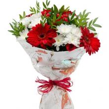 Chrysanthemum and Gerbera Bouquet Chrysanthemum and Gerbera Bouquet
